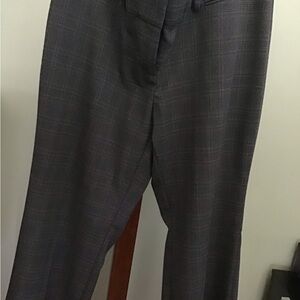 Loft petites size 10P gray plaid pants